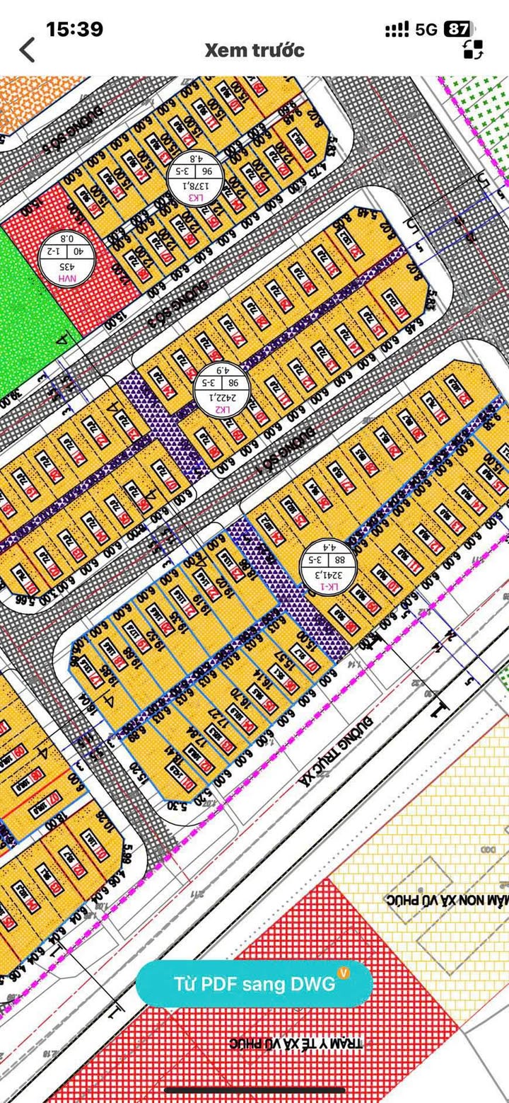 Đất nền Vũ Phúc Thái Bình 72m² giá 2.6 tỷ - Lô góc thoáng mát