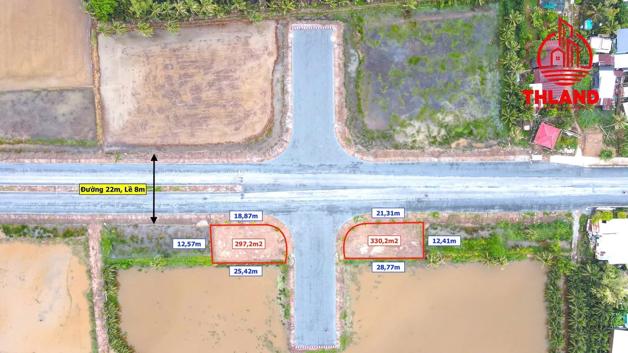 Đất góc mặt tiền đường 3/2, Châu Thành 297m² giá 4.2 tỷ - Đầu tư sinh lời lý tưởng!