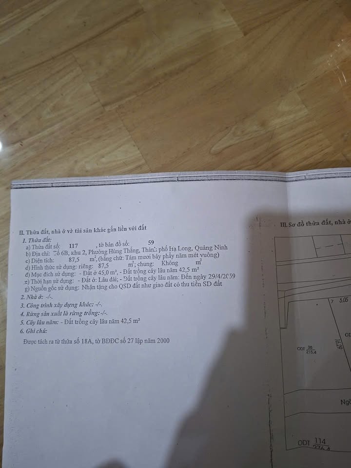 Đất nền Hùng Thắng, Hạ Long 87m² giá 2 tỷ - Đường ô tô tận nơi!