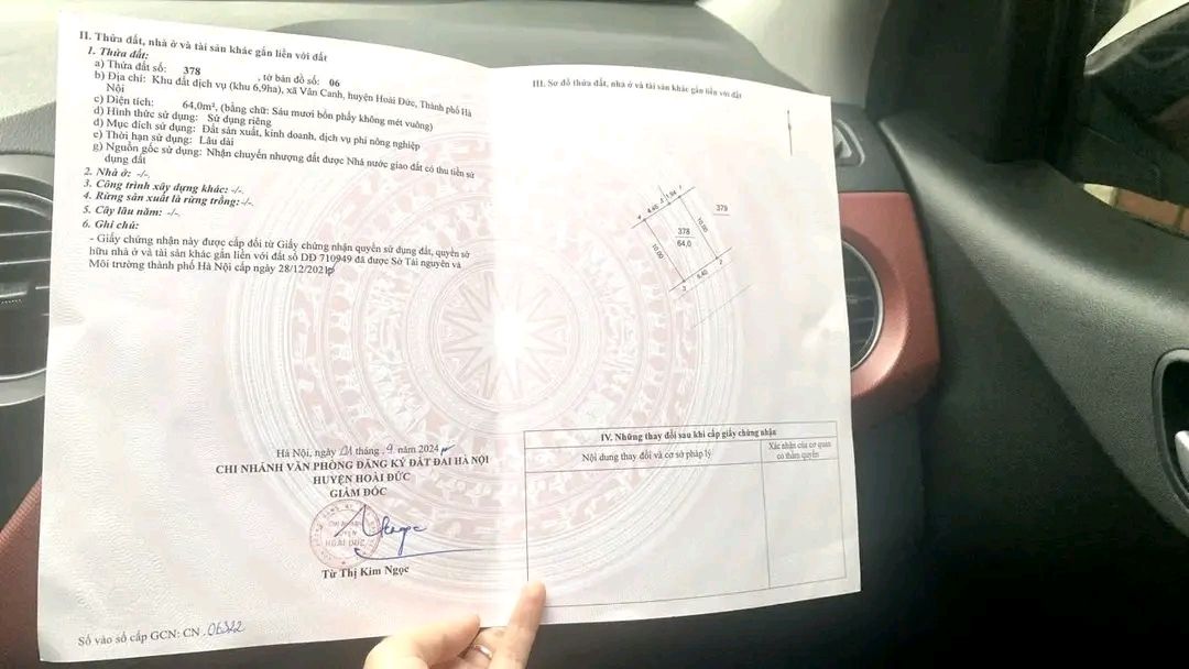 Đất nền Vân Canh Hoài Đức 64m² giá chỉ 11.5 tỷ - Tiềm năng tăng giá cao!