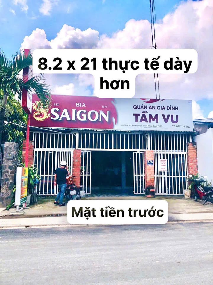 Đất mặt tiền đường Tầm Vu, Ninh Kiều 172m² giá 5.7 tỷ - Cơ hội đầu tư hấp dẫn!