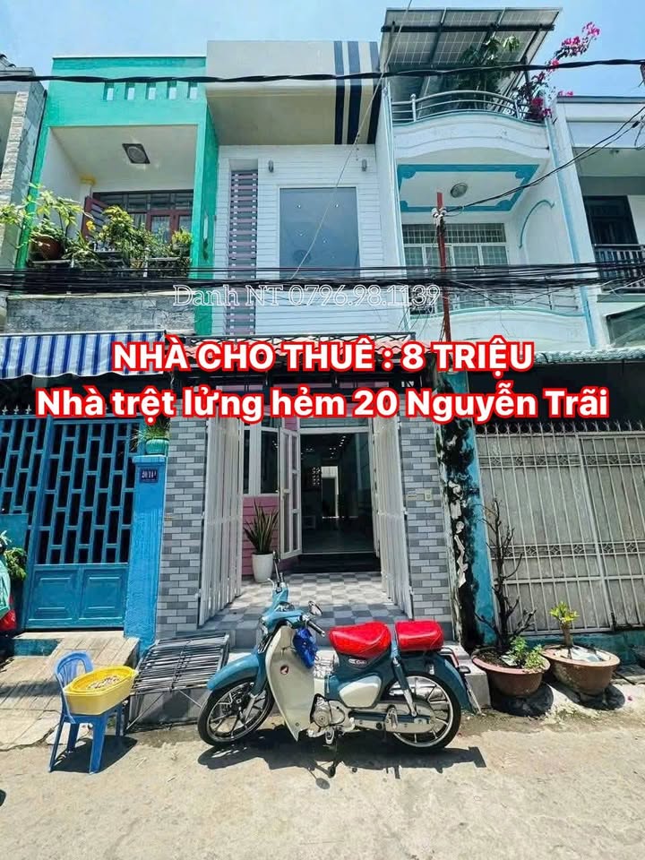 Nhà cho thuê hẻm 20 Nguyễn Trãi, Cần Thơ 100m² giá 8 triệu - Gần Vincom Xuân Khánh!