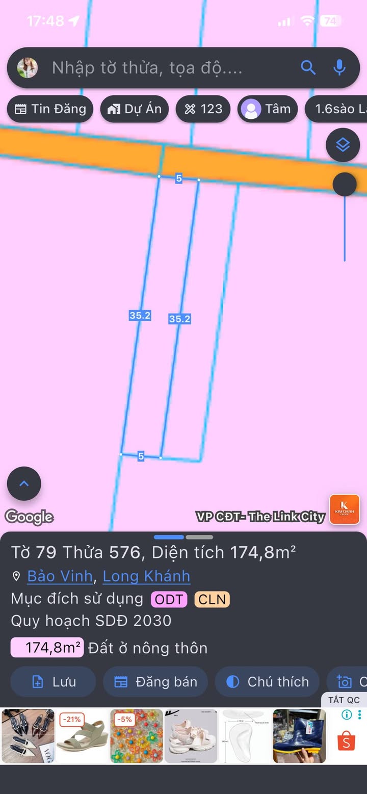 Đất nền Bảo Vinh, Long Khánh 175m² giá 830 triệu - Sổ riêng chính chủ!