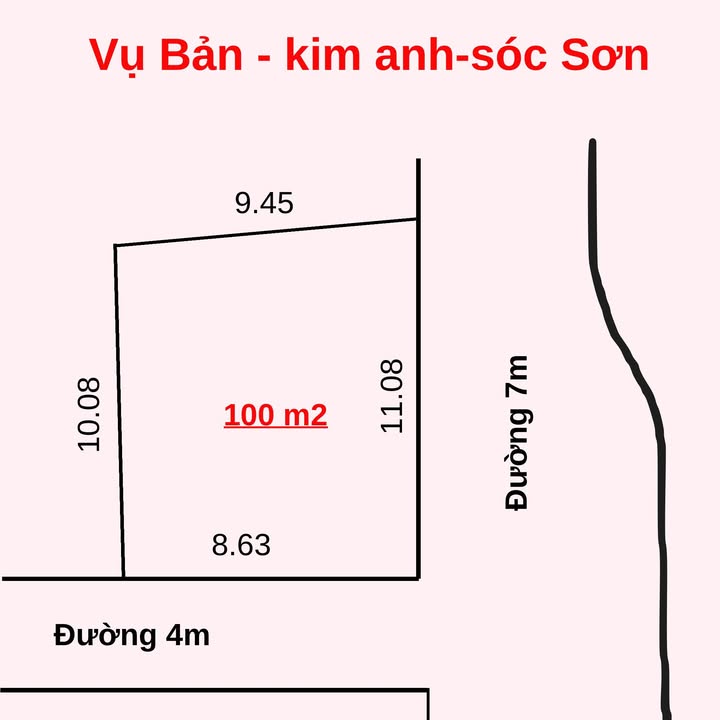 Đất nền Minh Trí Sóc Sơn 100m² giá thỏa thuận - Cơ hội vàng đầu tư!