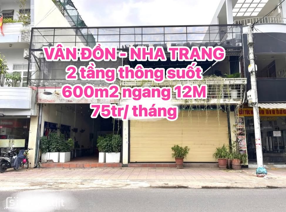 Cho thuê mặt bằng 600m² đường Vân Đồn, Nha Trang - Mô hình nhà hàng đẹp