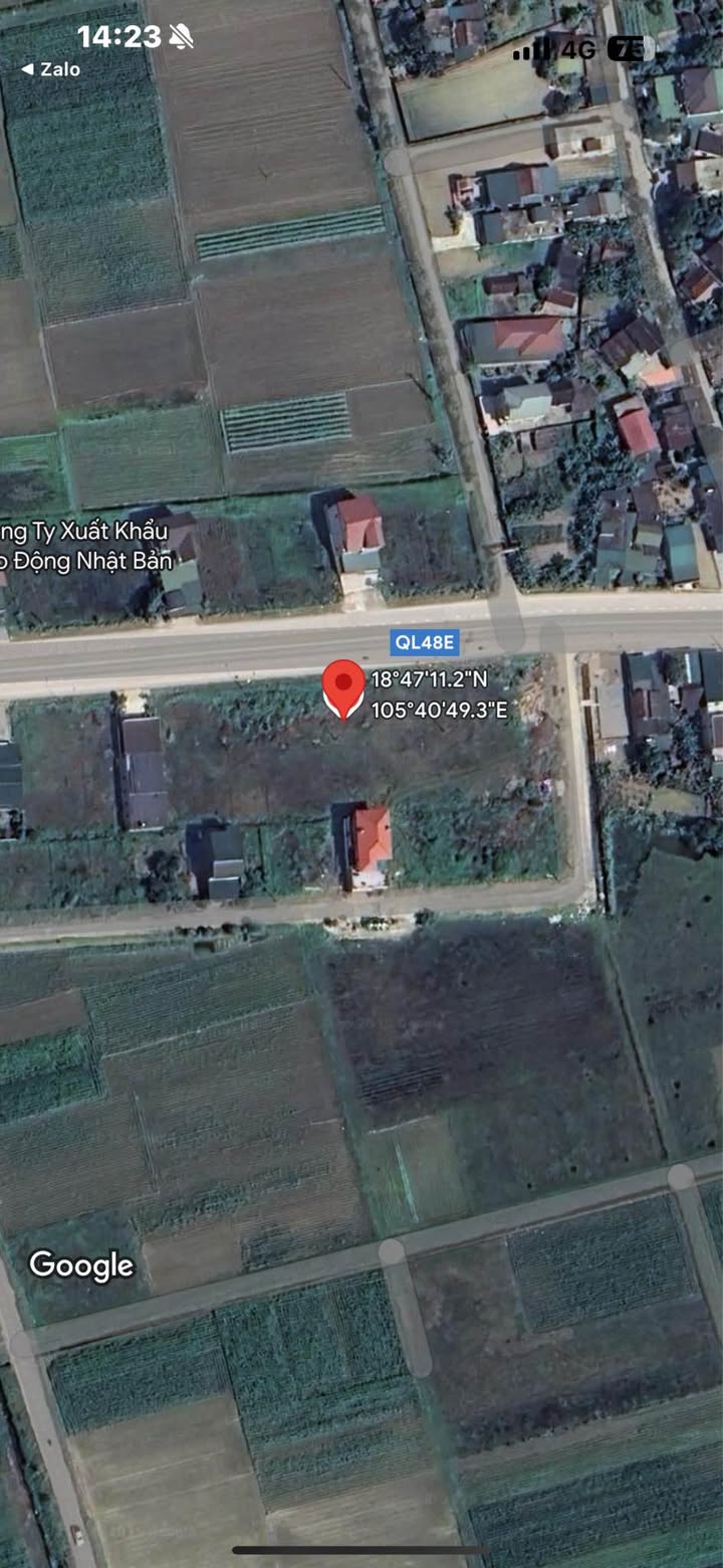 Đất mặt đường Quốc lộ 48E Nghi Thịnh 200m² giá 5.5 tỷ - Cơ hội đầu tư tuyệt vời!