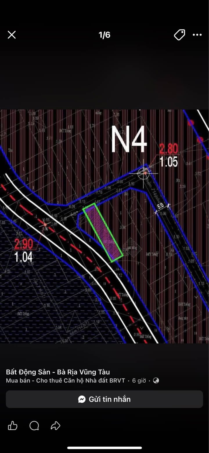 Đất hẻm 714 đường 30/4, Vũng Tàu 100m² giá 2.85 tỷ - Đầu tư sinh lời ngay!