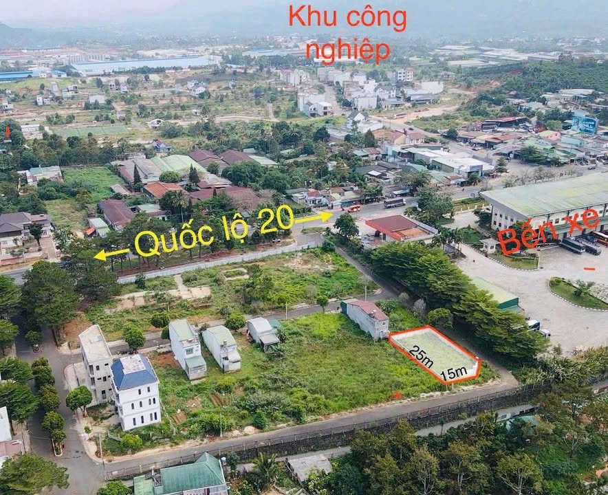 Đất biệt thự nghỉ dưỡng Ruby City Bảo Lộc 373m² giá 4.8 tỷ - Hai mặt tiền thuận lợi đầu tư!
