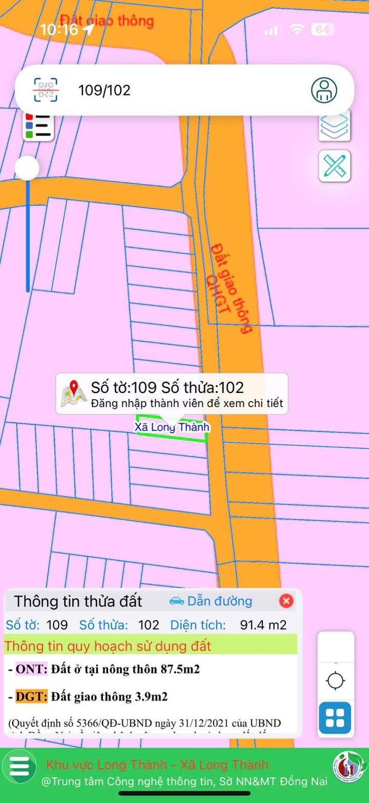 Đất mặt tiền Lộc An, 93m² giá 1.8 tỷ - Đầu tư sinh lời ngay!
