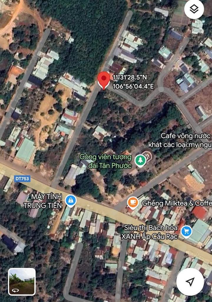 Đất nền Tân Phước Đồng Phú 215m² giá thỏa thuận - Đường lớn, dân cư đông đúc!