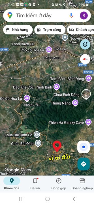 Đất nền Nho Quan 114m² giá thỏa thuận - Khu vực phát triển du lịch