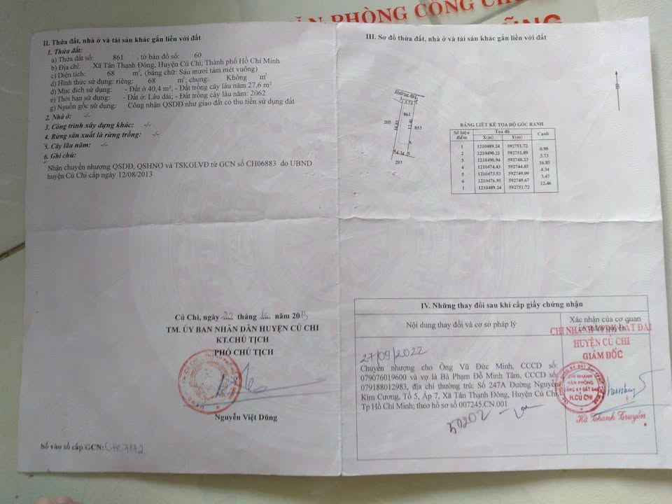 Nhà chính chủ 68m² tại Tân Thạnh Đông, Củ Chi - Giá 1.68 tỷ, pháp lý sổ hồng riêng!