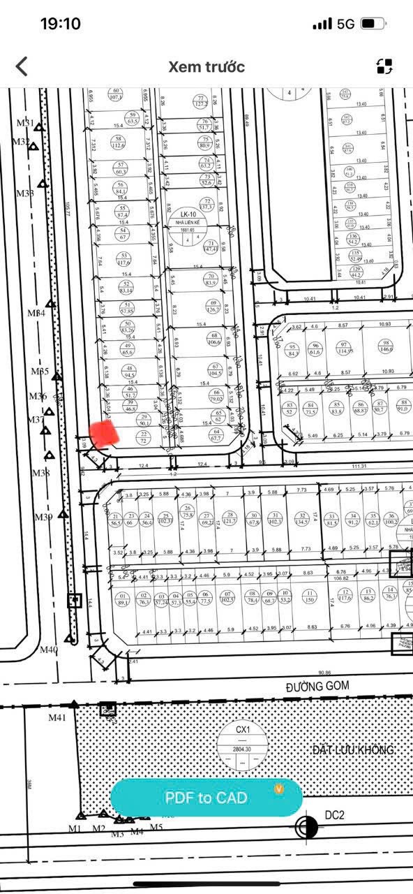 Đất dịch vụ 72m² Phường Chương Mỹ - Mặt tiền 25m, Đầu tư sinh lời!