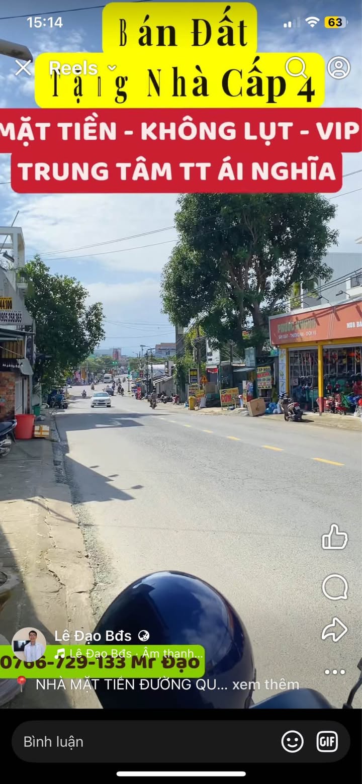 Đất nền + Nhà cấp 4 tại Trung tâm TT Ái Nghĩa - 125m² giá 3 tỷ - Cơ hội đầu tư hiếm có!