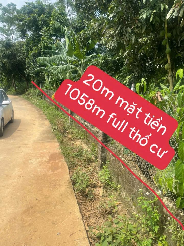 Đất thổ cư Đa Phúc Yên Thủy 1058m² chỉ 1.35 tỷ - Cơ hội đầu tư tuyệt vời!