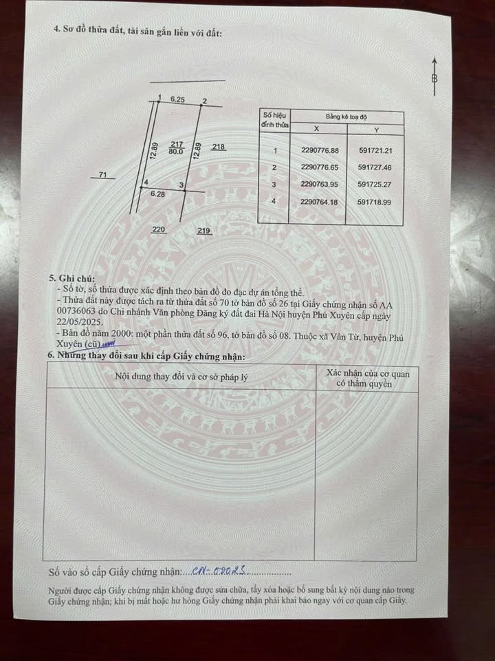 Đất nền Vân Từ Phú Xuyên 80m² giá 2.1 tỷ - Tiềm năng đầu tư không thể bỏ lỡ!
