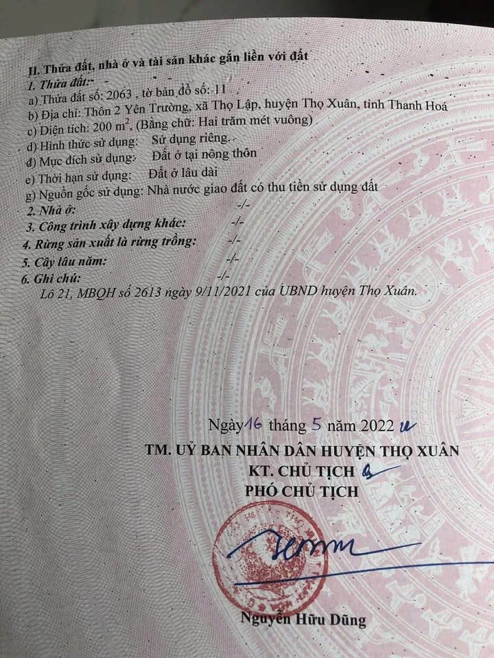 Đất nền Yên Trường 200m² - Giá thỏa thuận - Cơ hội đầu tư hấp dẫn!