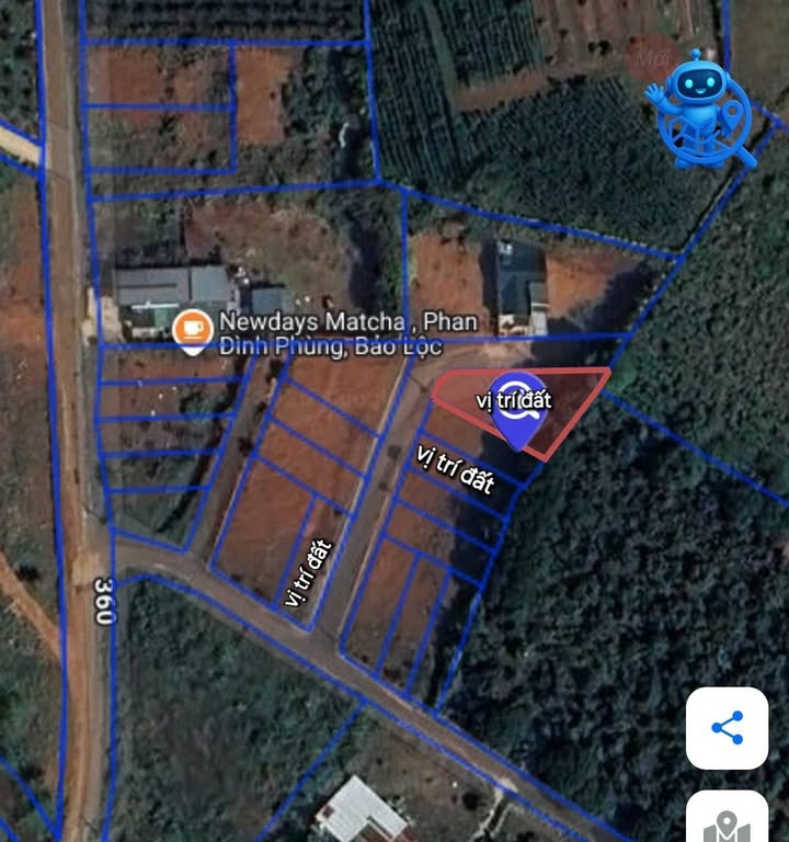 Đất nền hẻm 360 Phan Đình Phùng, Bảo Lộc 154m² giá 1.15 tỷ - Sổ đỏ chính chủ!