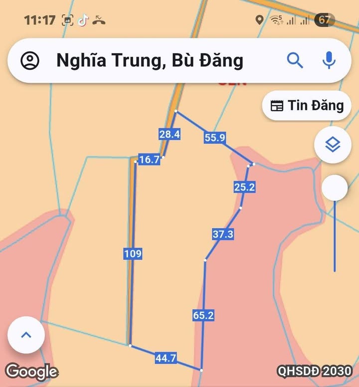 Đất trống 6600m² tại Đức Liễu, Bù Đăng - Giá chỉ 990 triệu, view hồ tuyệt đẹp!