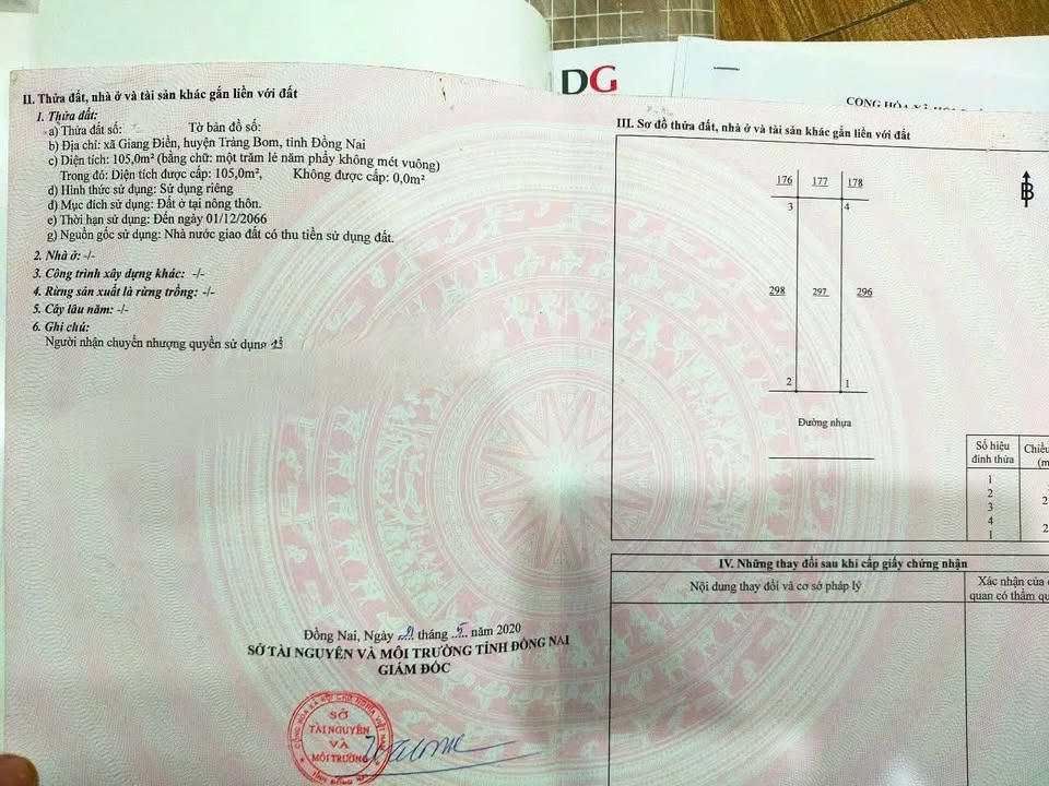 Đất nền 105m² The Viva City Trảng Bom giá chỉ 550 triệu - Cơ hội đầu tư tuyệt vời!