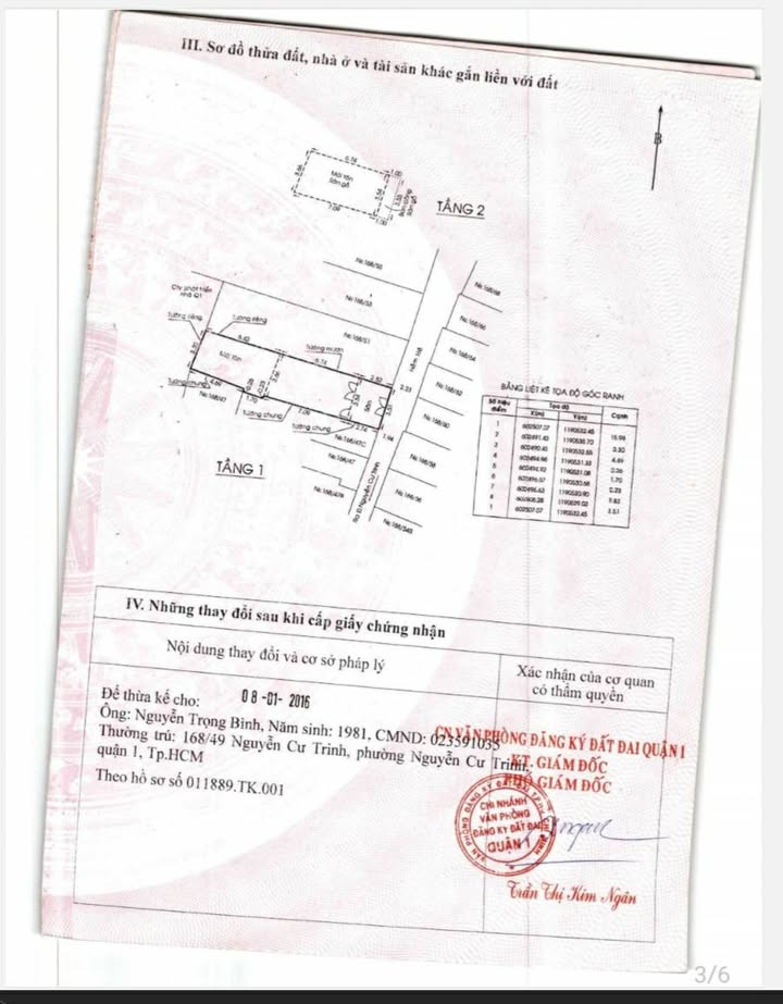 Nhà trệt, lửng 3PN hẻm 168/49 Nguyễn Cư Trinh, quận 1, 57m² - Chính chủ cần bán gấp!