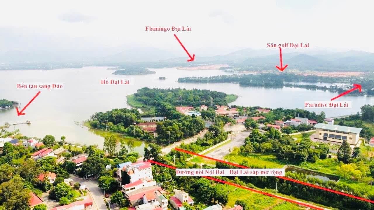 Đất nền trung tâm du lịch Đại Lải 96,7m² giá chỉ 1,1 tỷ - Sổ đỏ chính chủ!