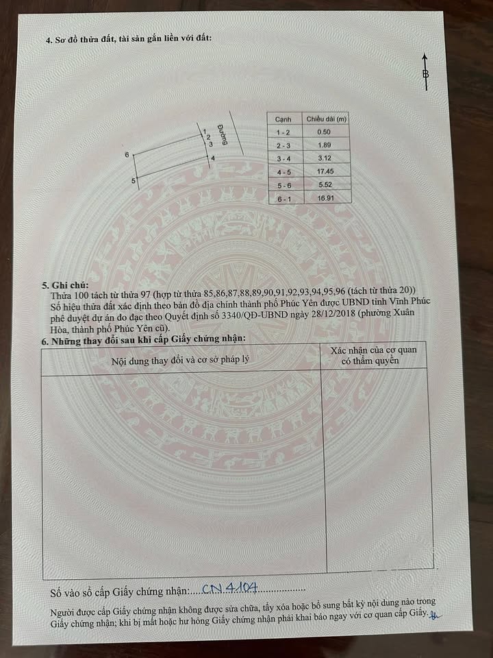 Đất nền Phúc Yên 90m² giá chỉ 2 tỷ - Vị trí đắc địa gần trung tâm!