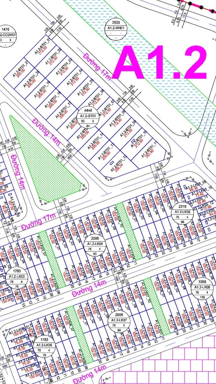Nhà liền kề A1.2 khu đô thị Thanh Hà Cienco5 - 100m² giá thỏa thuận - Đầu tư sinh lời ngay!