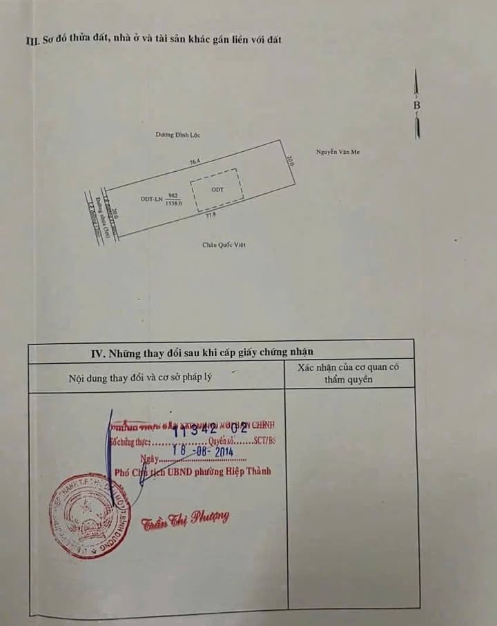 Đất xây biệt thự phường Hiệp Thành 1540m² giá chỉ 10.7 tỷ - Cơ hội đầu tư tuyệt vời!