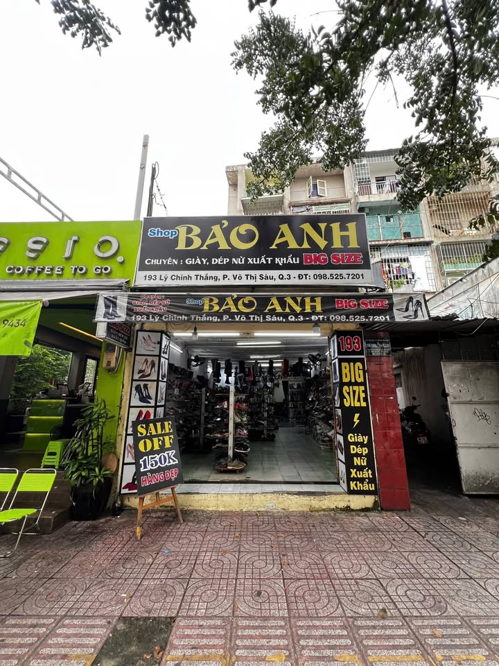 Cho thuê mặt bằng kinh doanh tại 193 Lý Chính Thắng, 75m² - Không thể bỏ lỡ!