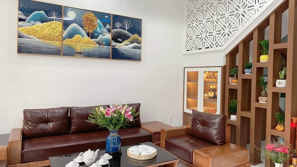 Nhà cho thuê 1 trệt 1 lầu đường Trương Công Định 80m² giá 9 triệu - Nội thất đầy đủ!