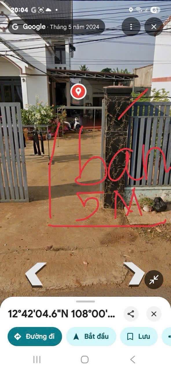 Nhà mặt tiền đường B, Cư Êbur, Buôn Ma Thuột 155m² giá 1.8 tỷ - Đầu tư sinh lời nhanh chóng!