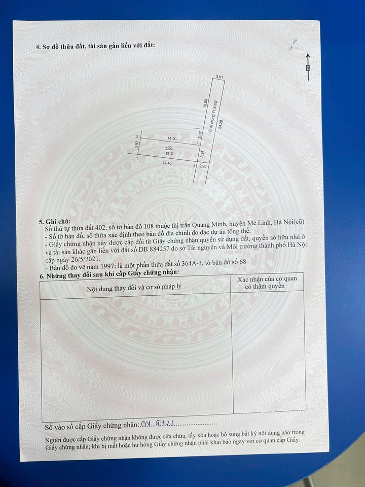 Nhà đẹp 4 tầng tại TT Quang Minh, Mê Linh, 57.2m² giá chỉ 4 tỷ - Sẵn sàng vào ở!