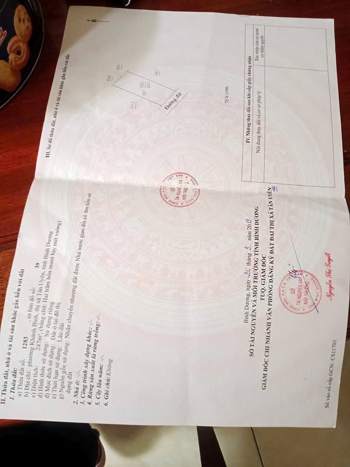 Đất nền Khánh Bình Tân Uyên 10.25m² giá 3 tỷ - Đầu tư sinh lời ngay!