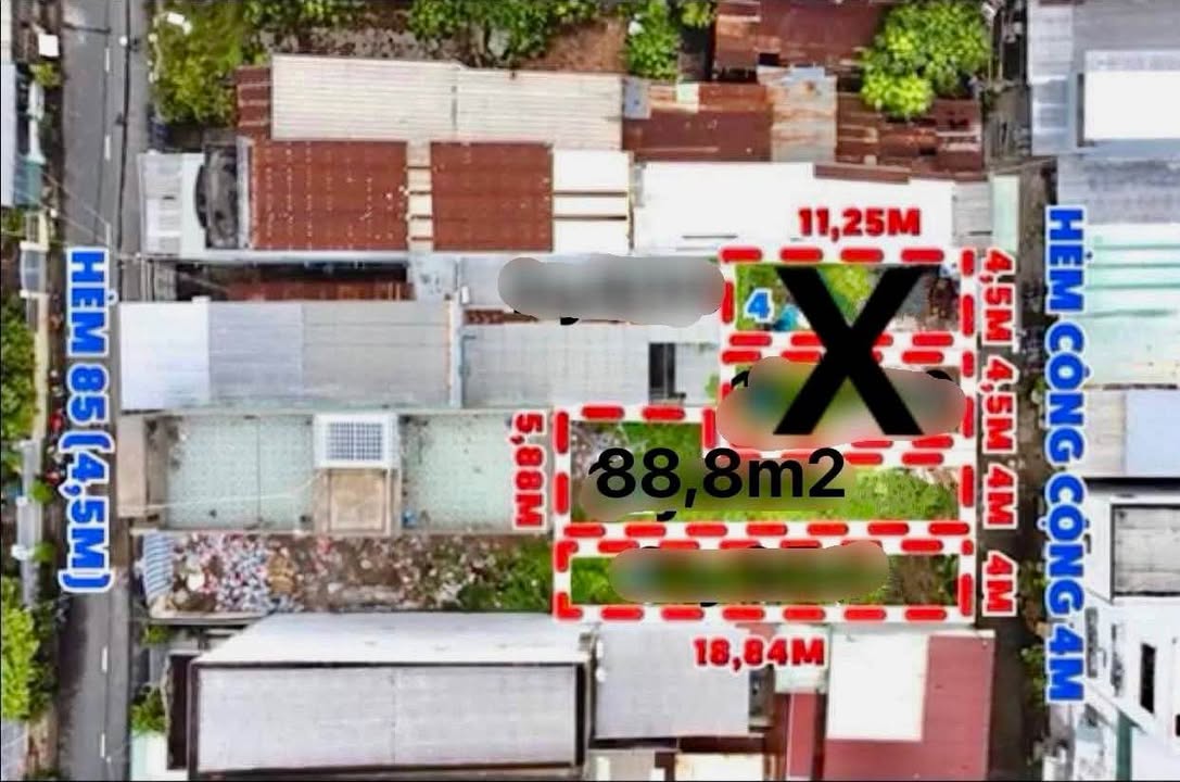 Đất nền hẻm 85 Phạm Ngũ Lão, Cần Thơ 75m² giá 2 tỷ - Sổ đỏ chính chủ