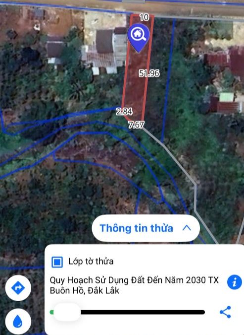 Đất thổ cư 500m² phường Buôn Hồ giá 1.25 tỷ - Chính chủ cần bán gấp!