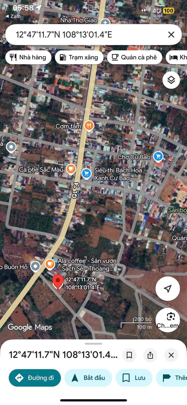 Đất nền Cư Bao, Buôn Hồ 135m² giá 890 triệu - Đầu tư sinh lời ngay!