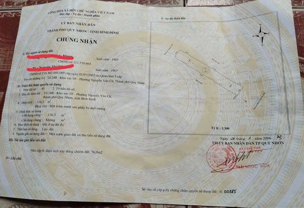 Nhà mặt tiền Cần Vương Quy Nhơn 120m² giá 6.65 tỷ - Đầu tư sinh lời ngay!