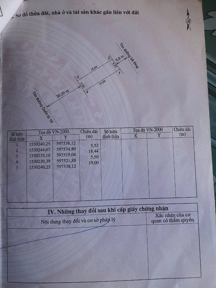 Đất mặt tiền Quốc lộ 19 - Phước Lộc, Tuy Phước - 103m² giá 2 tỷ - Cơ hội đầu tư tuyệt vời!