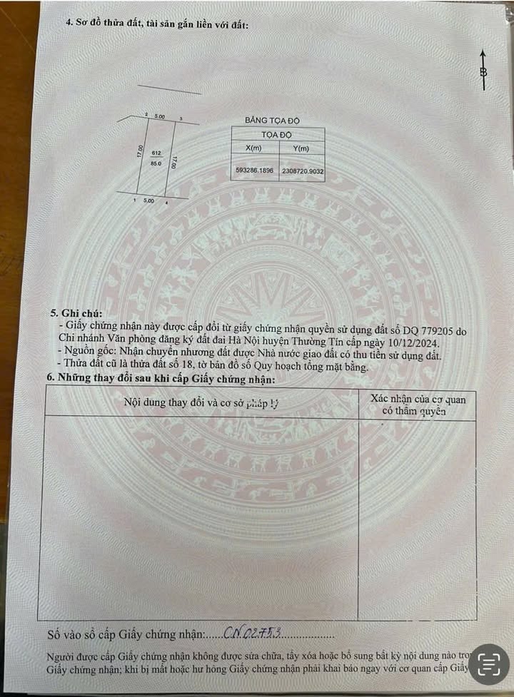 Đất đấu giá Vân Tảo, Thường Tín 85m² giá 8.7 tỷ - Đầu tư sinh lời ngay!