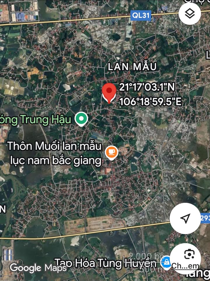 Lô đất 340m² tại Lan Mẫu, Lục Nam - Giá chỉ 1.3 tỷ - Sổ đỏ chính chủ!