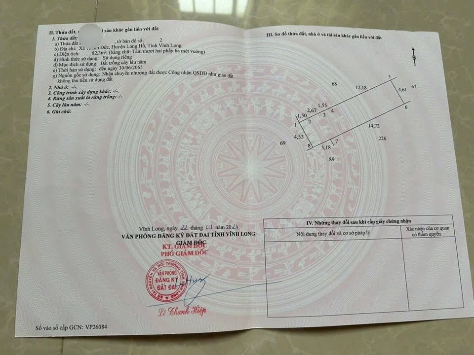 Nhà cấp 4 gác lửng phường Thanh Đức, Vĩnh Long 135m² giá 900 triệu - Chính chủ bán gấp!