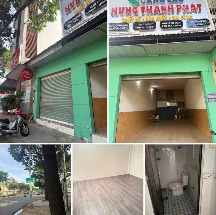 Cho thuê nhà cấp 4 có gác mặt tiền Nguyễn An Ninh, Vũng Tàu 65m² - Kinh doanh thuận lợi!