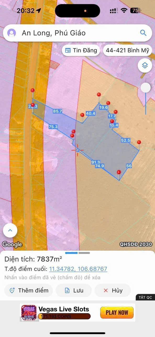 Đất nền An Long, Phú Giáo 7800m² giá 9 tỷ - Vị trí đắc địa cho kho xưởng!