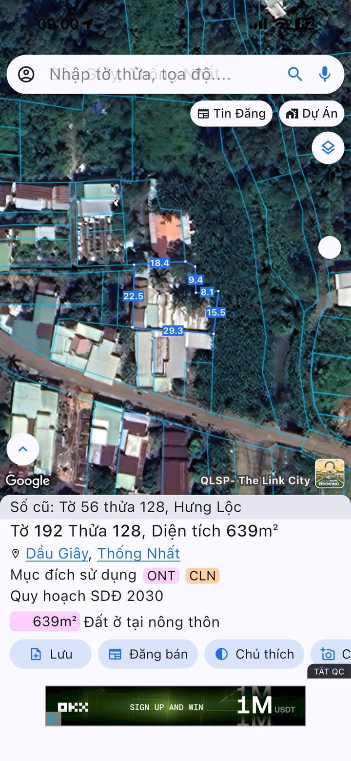 Đất nền 1000m² tại 94 Hưng Lộc, Thống Nhất, Đồng Nai - Giá chỉ 1.75 tỷ!