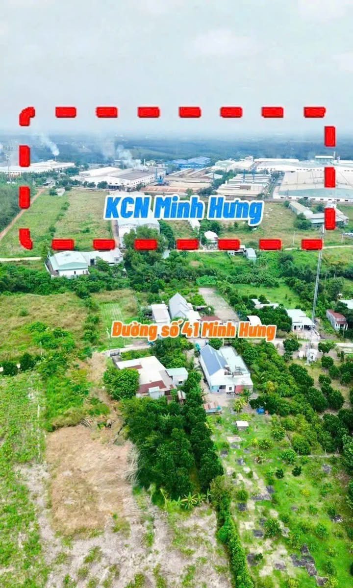 Đất nền Minh Hưng Chơn Thành 200m² - Sổ hồng riêng, đầu tư lý tưởng!