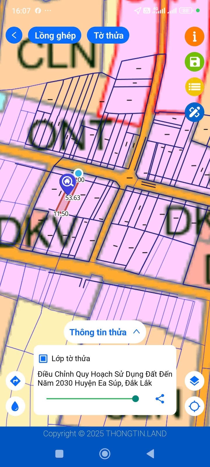 Đất thổ cư Ea Rốk Đắk Lắk 550m² chỉ 240 triệu - Cơ hội đầu tư tuyệt vời!