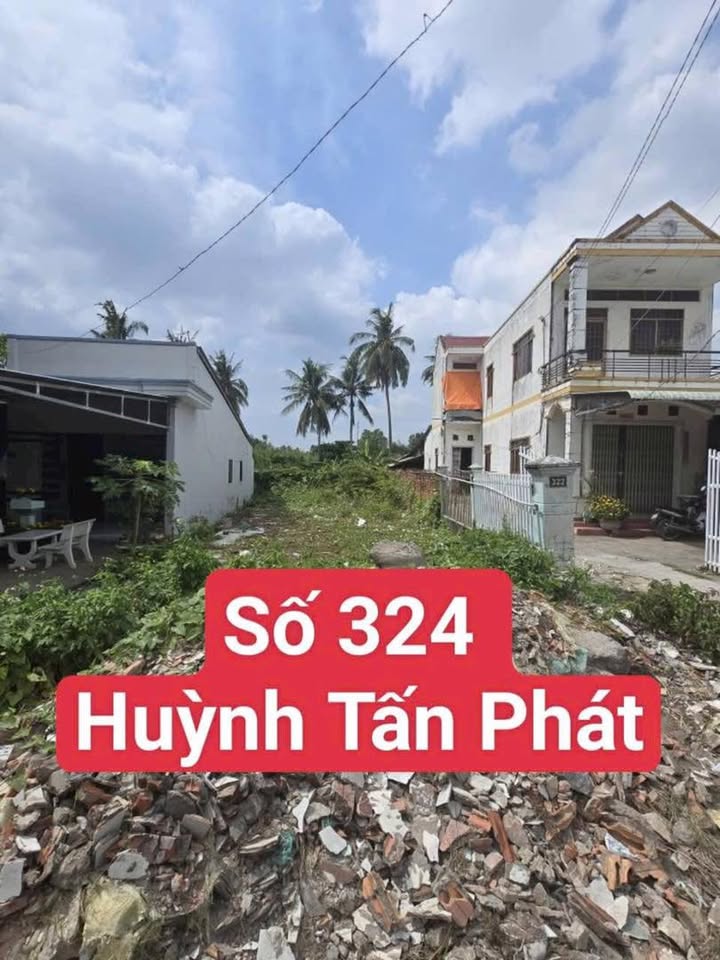 Đất mặt tiền đường Huỳnh Tấn Phát, Rạch Giá 174m² - Giá chỉ 1.85 tỷ, xây dựng ngay!