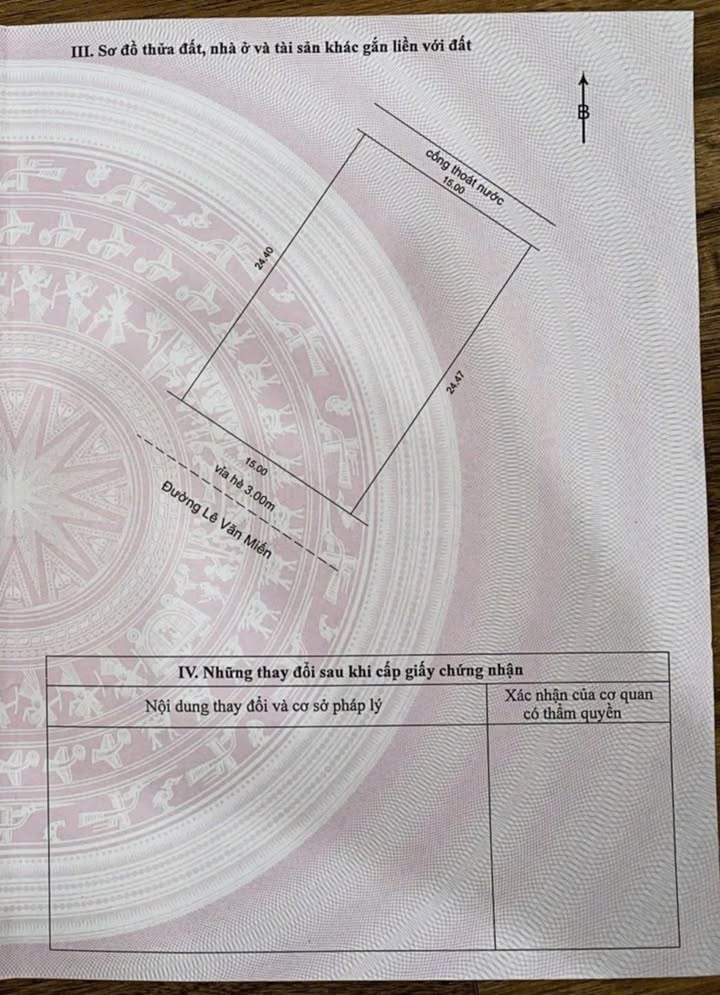 Đất mặt tiền Lê Văn Miến 367m² giá 17.5 tỷ - Bán gấp, cơ hội đầu tư tốt!