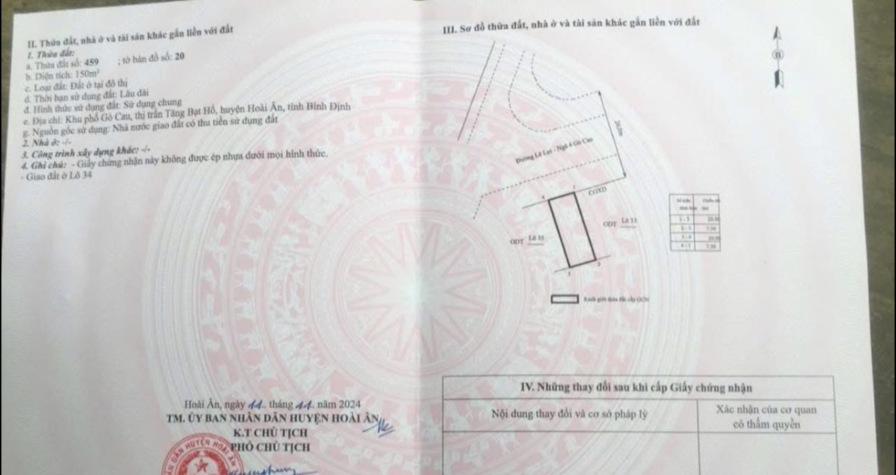 Đất thổ cư 150m² tại thị trấn Tăng Bạt Hổ, giá 2 tỷ - Cơ hội đầu tư tuyệt vời!